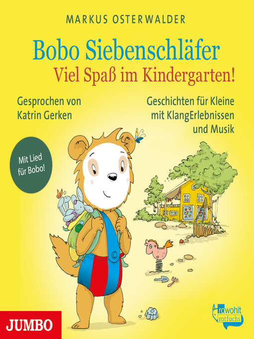 Title details for Bobo Siebenschläfer. Viel Spaß im Kindergarten! by Markus Osterwalder - Wait list